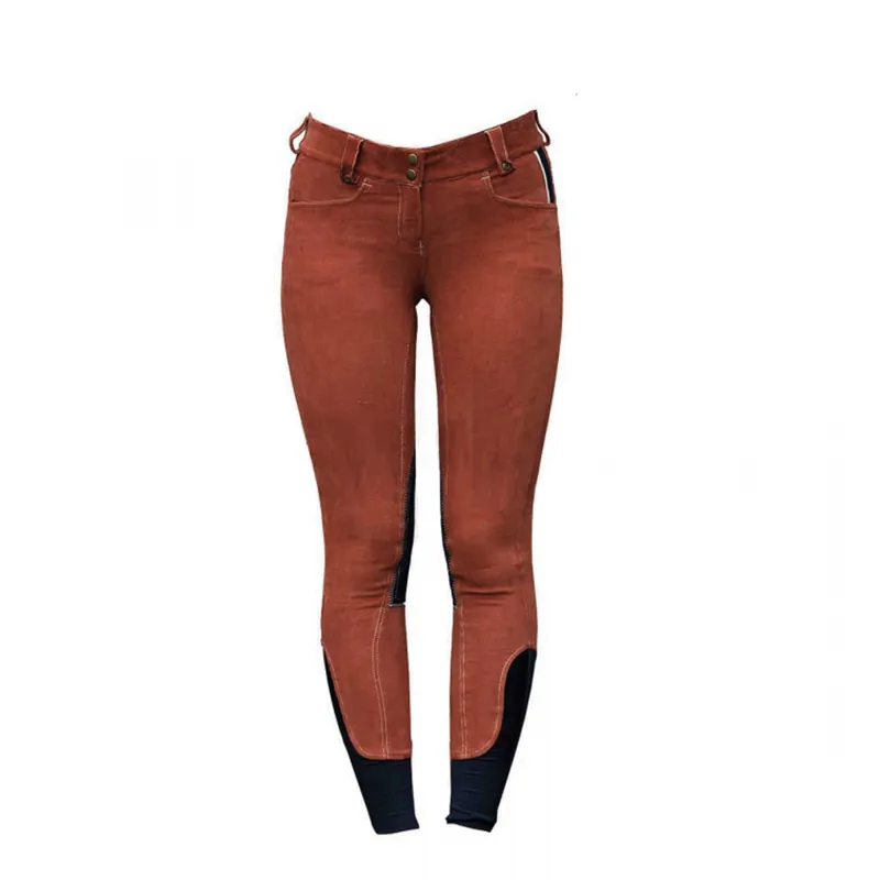 Horseware Adalie Ladies Knee Patch Breeches - Gingerbread